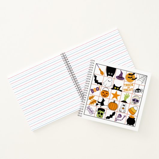 Carnet Bingo d'Halloween (Intérieur)