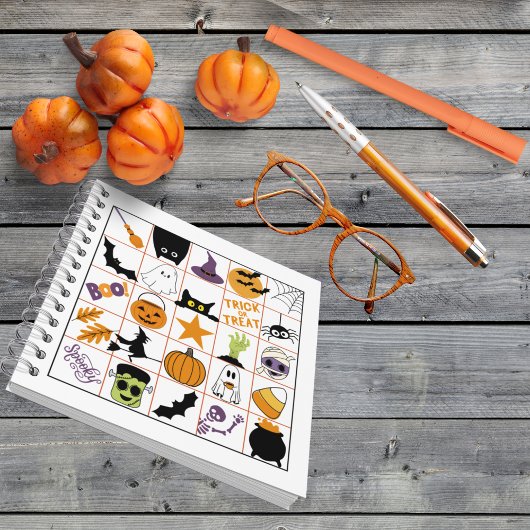 Carnet Bingo d'Halloween