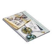 Carnet Biologie Biologiste Scientifique Aquarelle Monogra (Côté Droit)