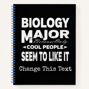 Carnet Biology College Major Only Cool People Like It