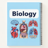 Carnet Biology Human Anatomy Organs Educational Notebook  (Dos)