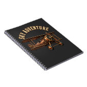 Carnet Biplan vintage. (Côté Droit)