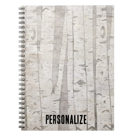 Carnet Birch Trees (Devant)