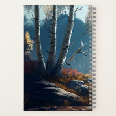 Carnet Birches Northern Ireland Round, Birch View (Verso)