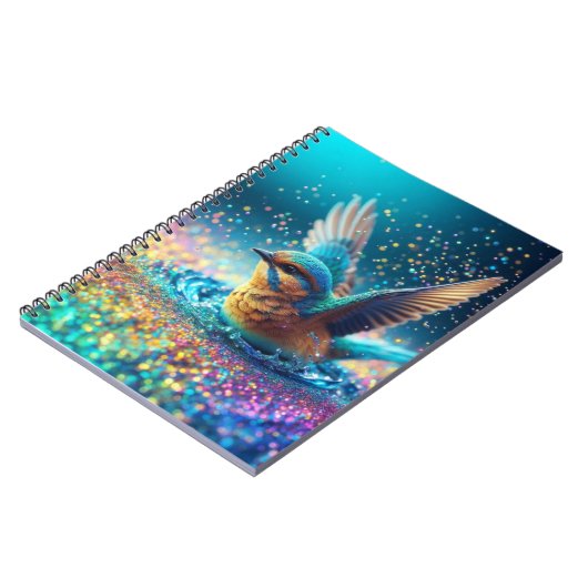 Carnet Bird Glitter (Côté gauche)
