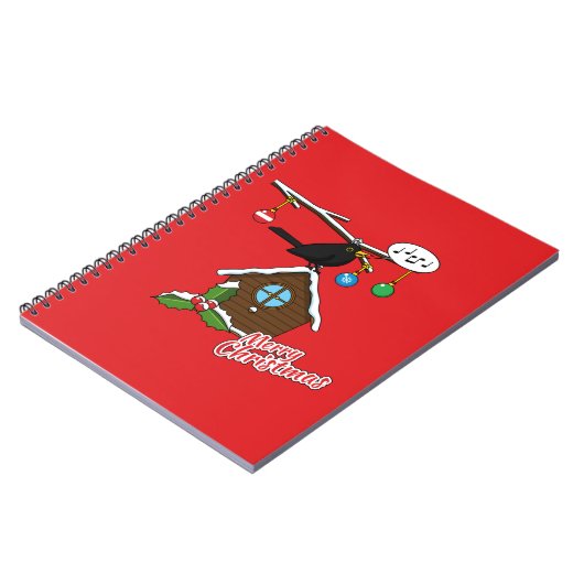 Carnet Bird House Joyeux Noël (Côté gauche)