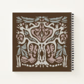 Carnet Bird Tree Ecosystem Art Hand-drawn Abstract (Dos)