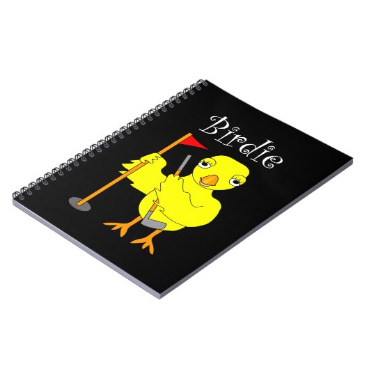 Carnet Birdie Golfer Chick (Côté gauche)