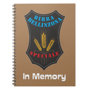 Carnet Birra Bellinzone Svizzera Nootbook