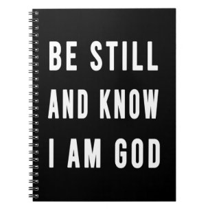 Carnet Birthday Gift Be Still And Know I Am Go