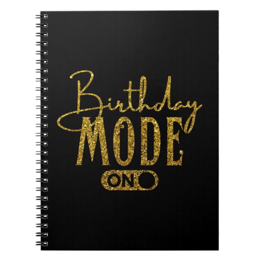 Carnet Birthday Mode On | Birthday Party (Devant)