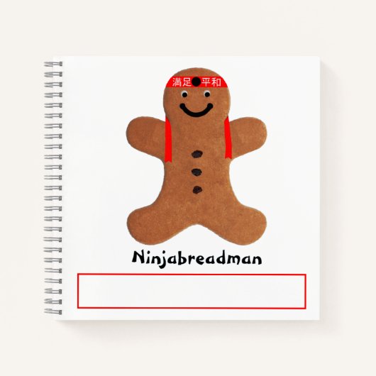 Carnet Biscuit Ninjabreadman (biscuit) (Devant)