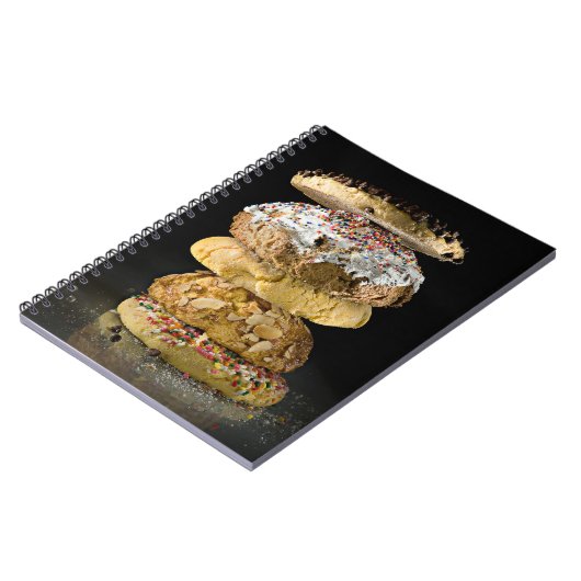 Carnet Biscuits dans une pile (Côté gauche)