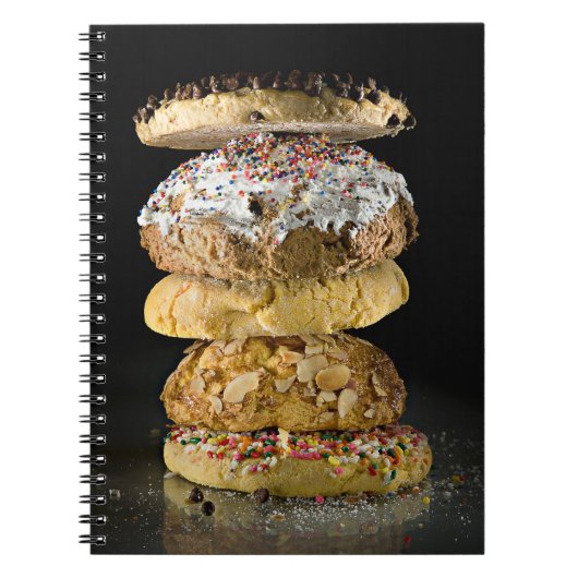 Carnet Biscuits dans une pile (Devant)