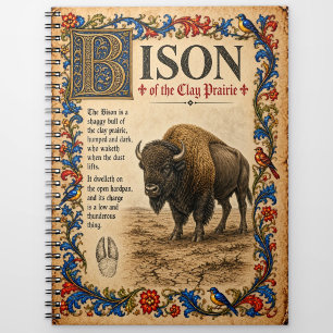 Carnet Bison, Art du Bestiaire Médiéval
