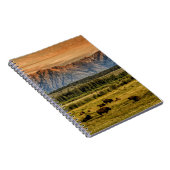 Carnet Bison au lever du soleil (Côté Droit)
