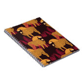 Carnet Bison dans un champ en haute herbe sans soudure mo (Côté Droit)