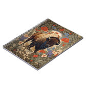 Carnet Bison élégant William Morris inspiré (Côté gauche)