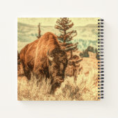 Carnet Bison sauvage des bois (Dos)