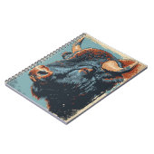 Carnet Bison vintage (Côté gauche)
