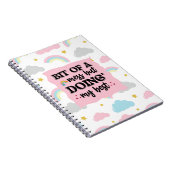 Carnet "Bit of a Mess" Cute Cloud & Rainbow (Côté Droit)