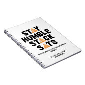 Carnet Bitcoin RESTER HUMBLE PILE SATS Christian Crypto (Côté Droit)