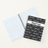 Carnet Bits Snaffle personnalisés Cheval gris et blanc (Intérieur)