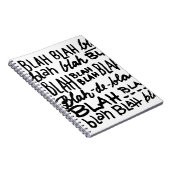 Carnet Bla Bla Bla (Côté Droit)
