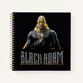 Carnet Black Adam Character and Name Graphic (Devant)