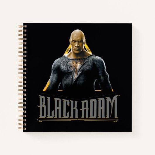 Carnet Black Adam Character and Name Graphic (Devant)