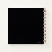 Carnet Black Adam Character and Name Graphic (Dos)
