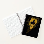 Carnet Black Adam Distressed Lightning Bolt Graphic (Intérieur)