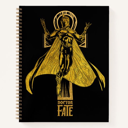 Carnet Black Adam | Graphique de caractères de fin de doc (Devant)