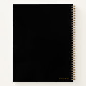 Carnet Black Adam Lightning Bolt Illustration du caractèr (Dos)