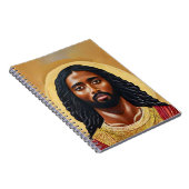Carnet Black African Jésus Christ Art religieux (Côté Droit)