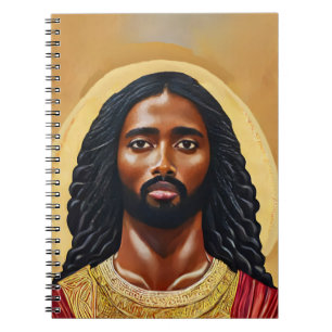 Carnet Black African Jésus Christ Art religieux
