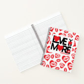 Carnet Black and Red Love You More (Intérieur)