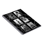 Carnet Black and White Film Reel Custom Photo (Côté Droit)