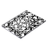Carnet Black And White Ghost Pattern (Côté gauche)
