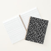 Carnet Black and white spotty pattern notebook (Intérieur)