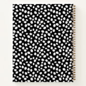 Carnet Black and white spotty pattern notebook (Dos)