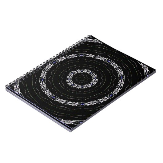 Carnet Black Blue n Silver Spiral Notebook (Côté gauche)