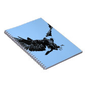 Carnet Black & Blue Pop Art Eagle (Côté Droit)