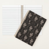 Carnet Black | Botanical Snake Personalized (À l'intérieur)