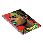 Carnet Black Bruh Melanin Papa JunetDix King Fils Africai (Côté Droit)