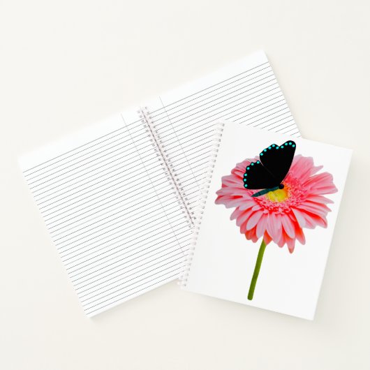 Carnet Black Butterfly Spiral Notebook (Intérieur)