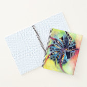 Carnet Black Collage Swirl (Intérieur)