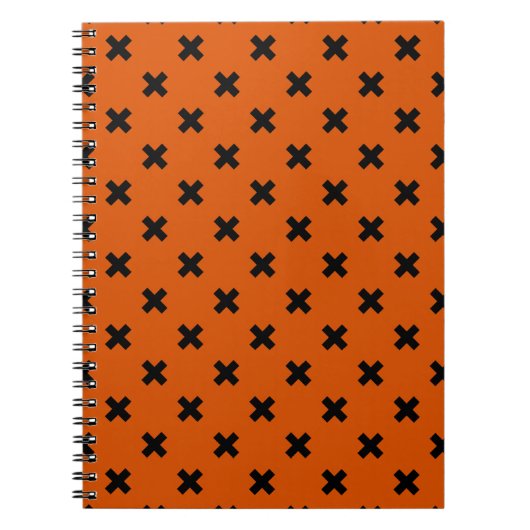 Carnet Black cross stitches (Devant)