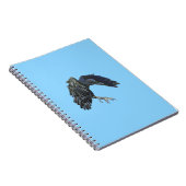 Carnet Black Crow Master of Time Illustration Sky Blue (Côté Droit)