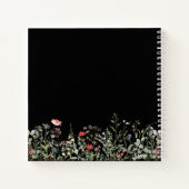 Carnet Black Fleur sauvage Meadow (Dos)